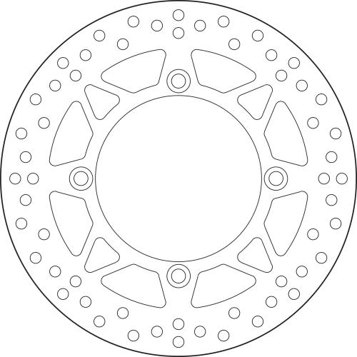 BREMBO BRAKE DISC, 68B407B5
