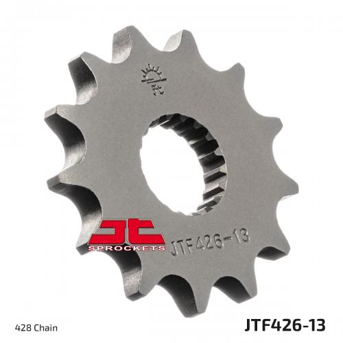 JT SPROCKETS FRONT STEEL 13T, 428 JTF042613