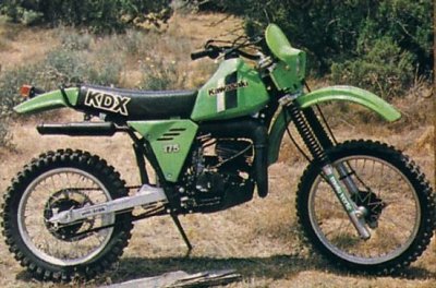 1980-1982 Kawasaki KDX 175; 1981 KDX 250 420; 1982 KDX 450 Plastic Kit