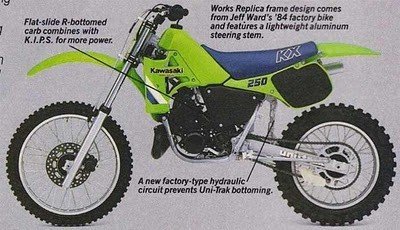 1985 Kawasaki KX 250 500 Plastic Kit
