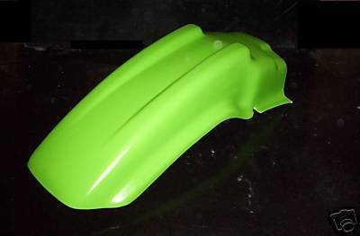 1980/1981 Kawasaki KX 125 250 420; 1980 KDX 175 Rear Fender Green