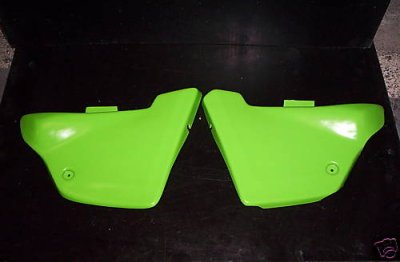 1979/1980 Kawasaki KDX 250 400 Side Panels Green
