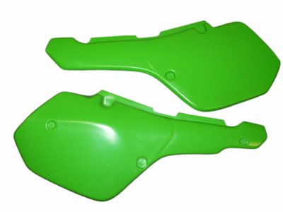1987 Kawasaki KX 125 250 500 Side Panels Green