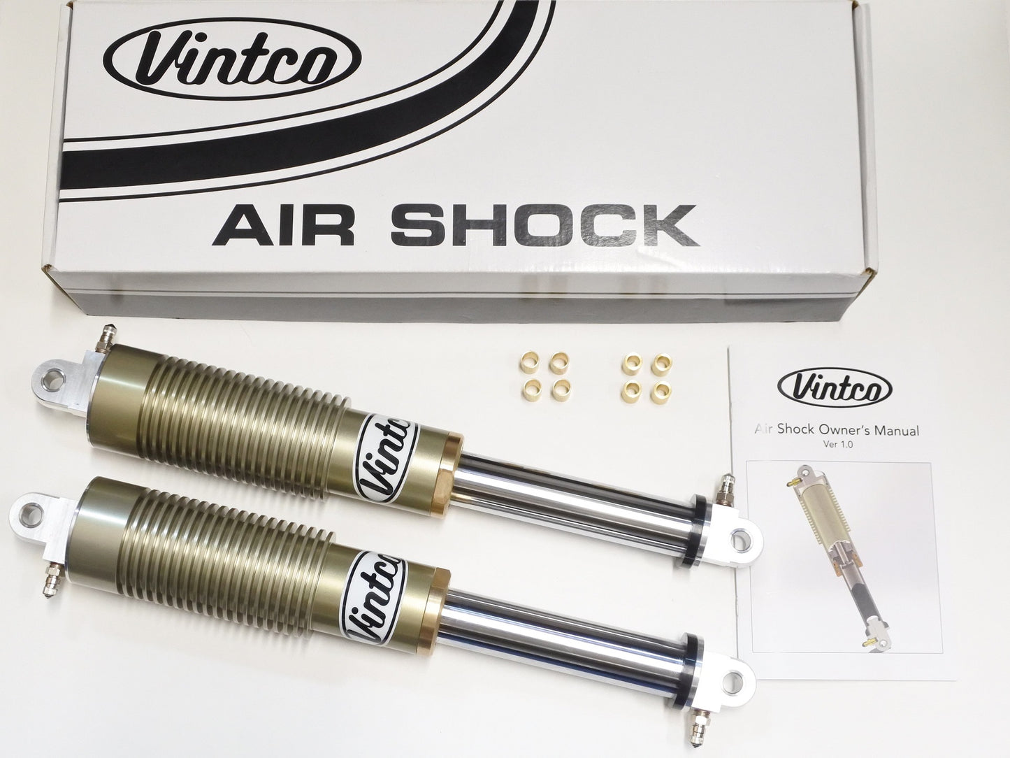 AIR SHOCK PAIR 67-80 CAN AM HODAKA HONDA MAICO MONTESA SUZUKI VINTCO KSHOCK14.75
