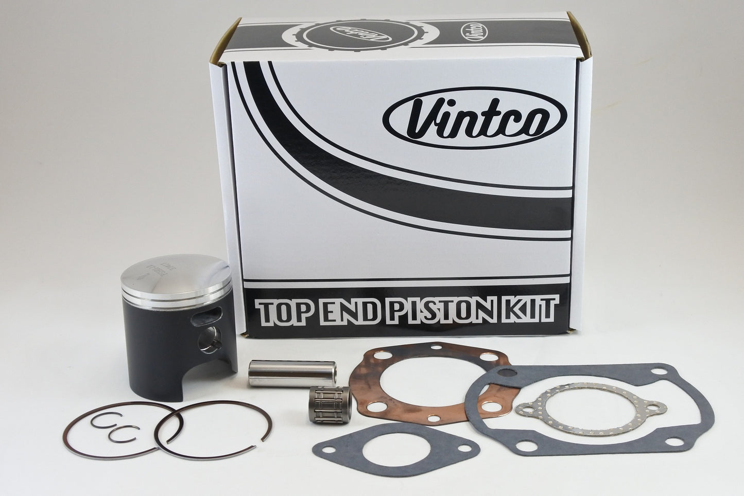 TOP END PISTON KIT 74-78 HONDA CR MT R 125 57.0mm OVER VINTCO KTH01-1.0