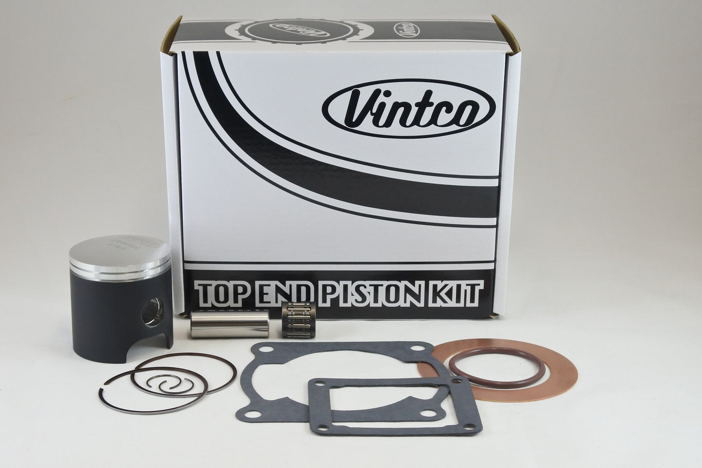TOP END PISTON KIT 80-80 KAWASAKI KX 125 56.5mm 0.5mm OVER VINTCO KTK05-0.5