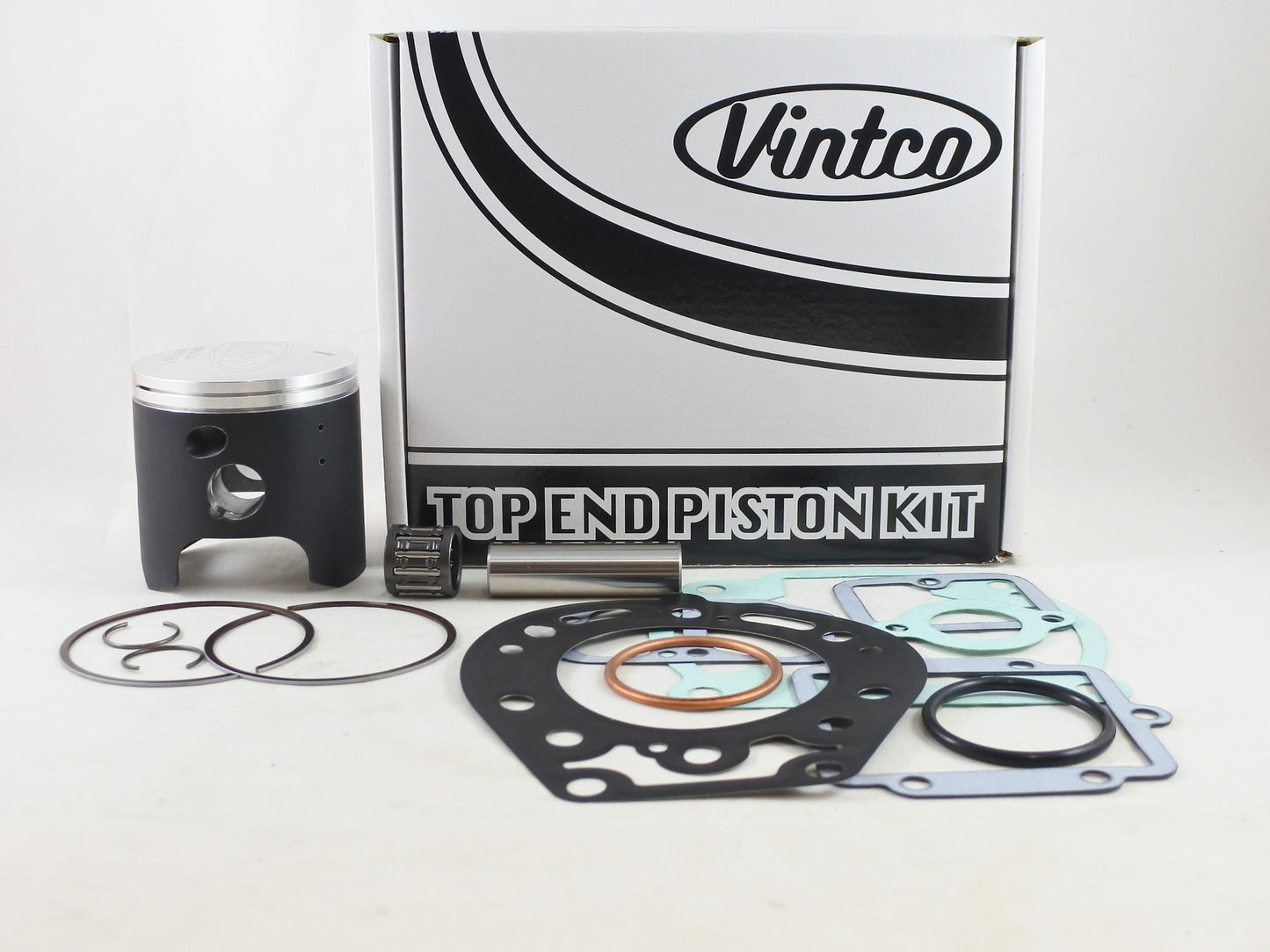 TOP END PISTON KIT 95-06 KAWASAKI KDX 200 68mm 2.0mm OVER VINTCO KTK14-2.0