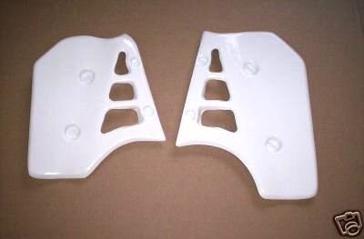 1987/1988 KTM 125 250 350 500 Radiator Shrouds White
