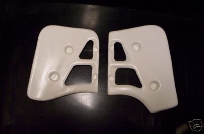 1989-1991 KTM 125 250 350 500 540 Radiator Shrouds White