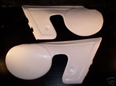 1979 KTM Side Panels White