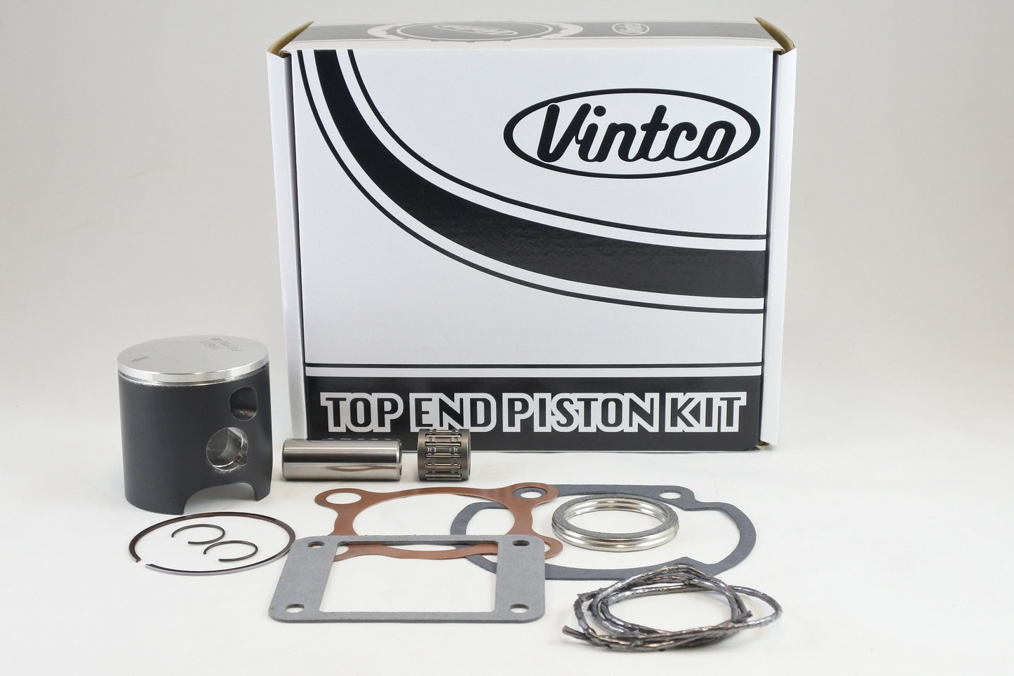 TOP END PISTON KIT 76-76 YAMAHA YZ MX 125 56.0mm STANDARD VINTCO KTY01-00