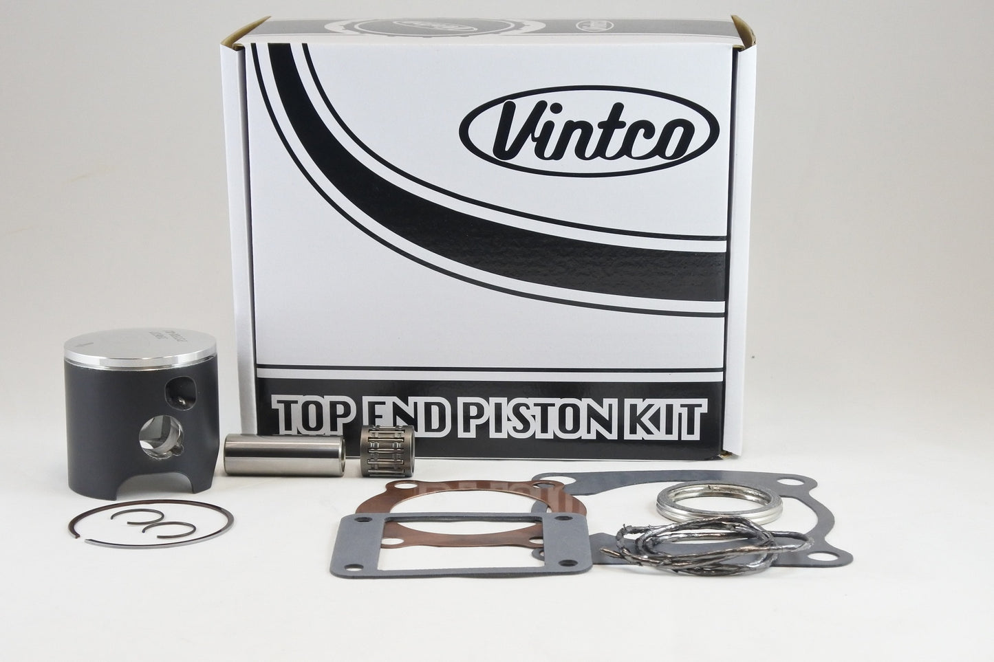 TOP END PISTON KIT 77-78 YAMAHA YZ 125 56.5mm 0.5mm OVER 2K6-11111-00-00 VINTCO KTY02-0.5