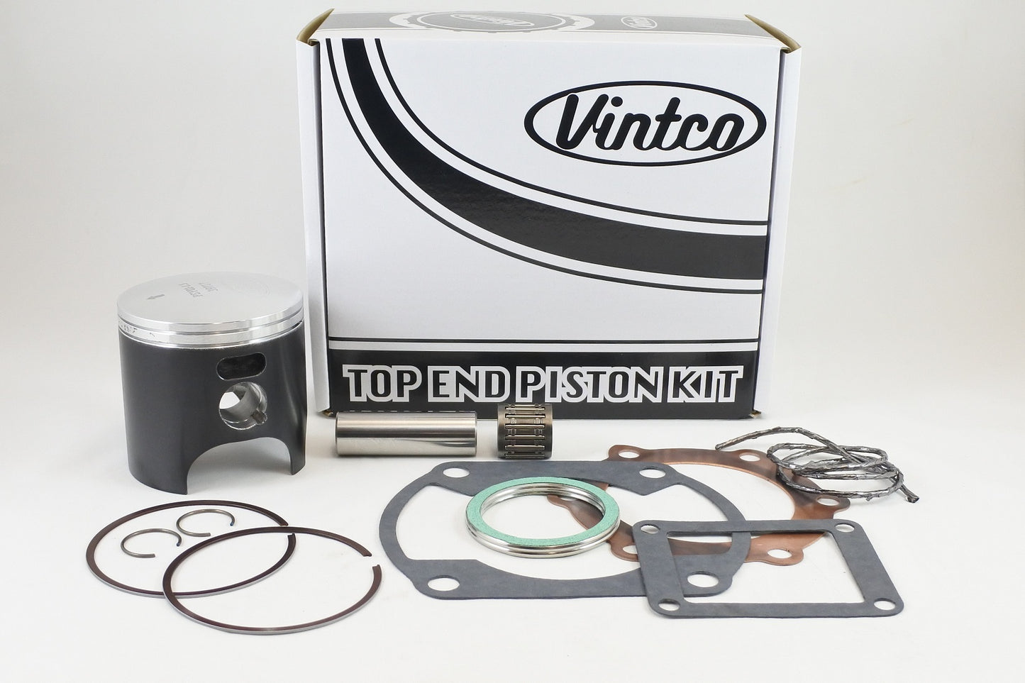 TOP END PISTON KIT 75-76 YAMAHA MX YZ 250 71.5mm 1.5mm OVER VINTCO KTY08-1.5