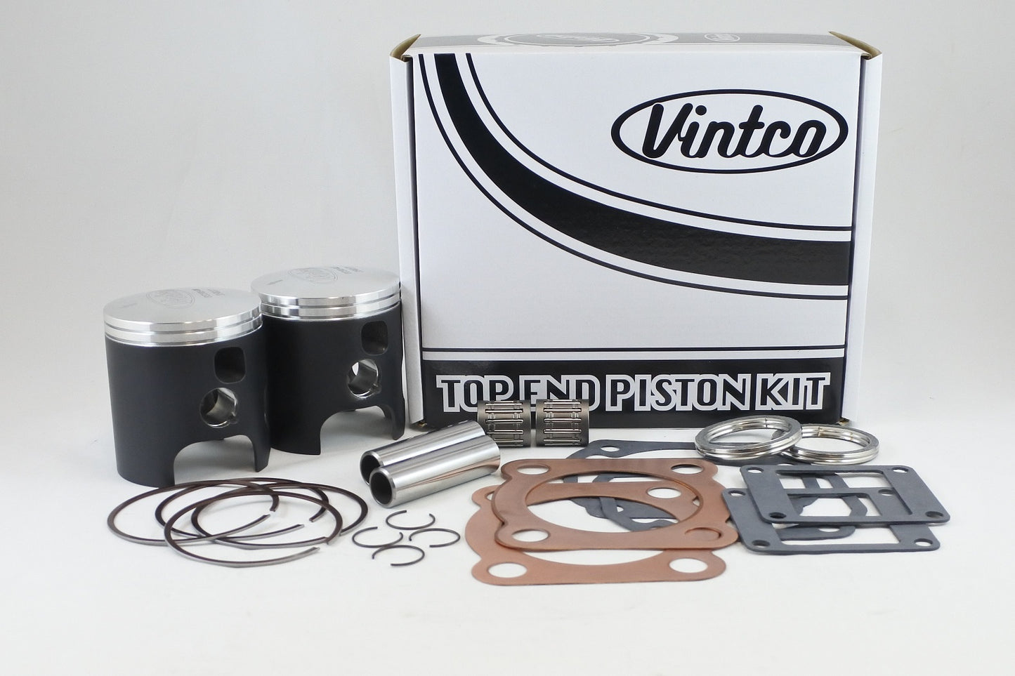 TOP END PISTON KIT 76-78 YAMAHA RD 400 64.0mm STANDARD VINTCO KTY14-00