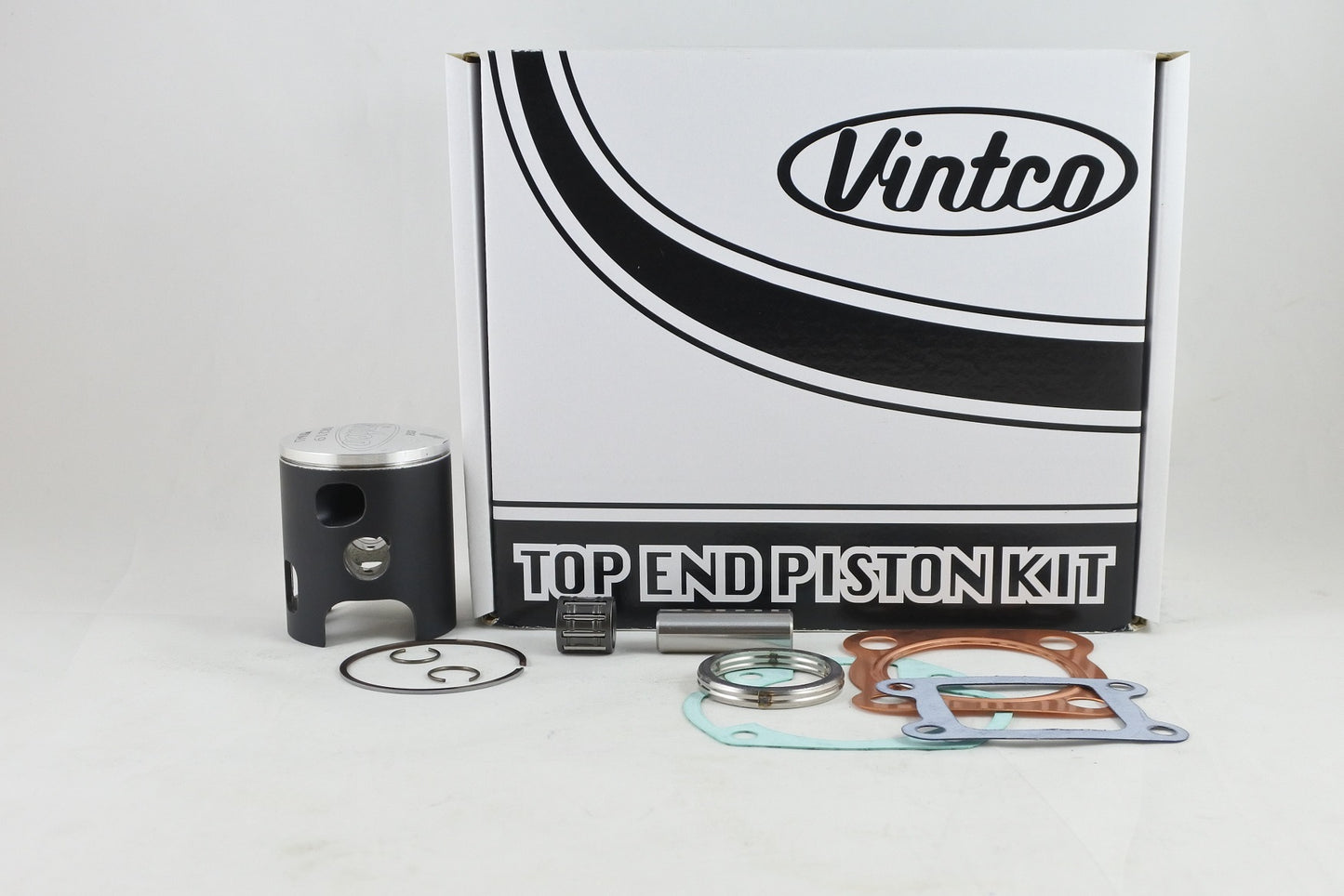 TOP END PISTON KIT 74-75 YAMAHA TY YZ 80 48.5mm 1.5mm OVER VINTCO KTY20-1.5