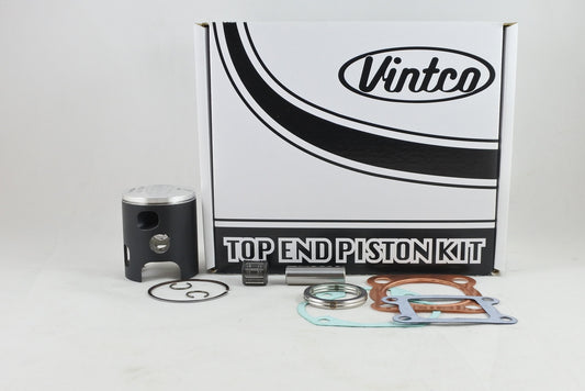 TOP END PISTON KIT 74-75 YAMAHA TY YZ 80 48.5mm 1.5mm OVER VINTCO KTY20-1.5