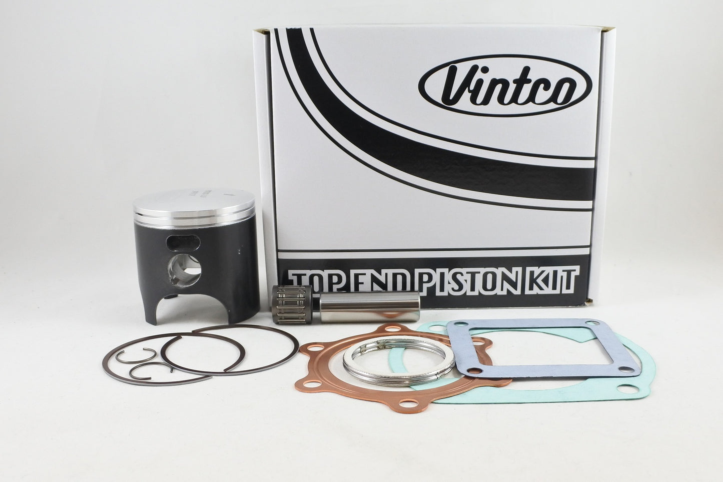 TOP END PISTON KIT 74-76 YAMAHA DT 250 71mm 1.0mm OVER VINTCO KTY40-1.0