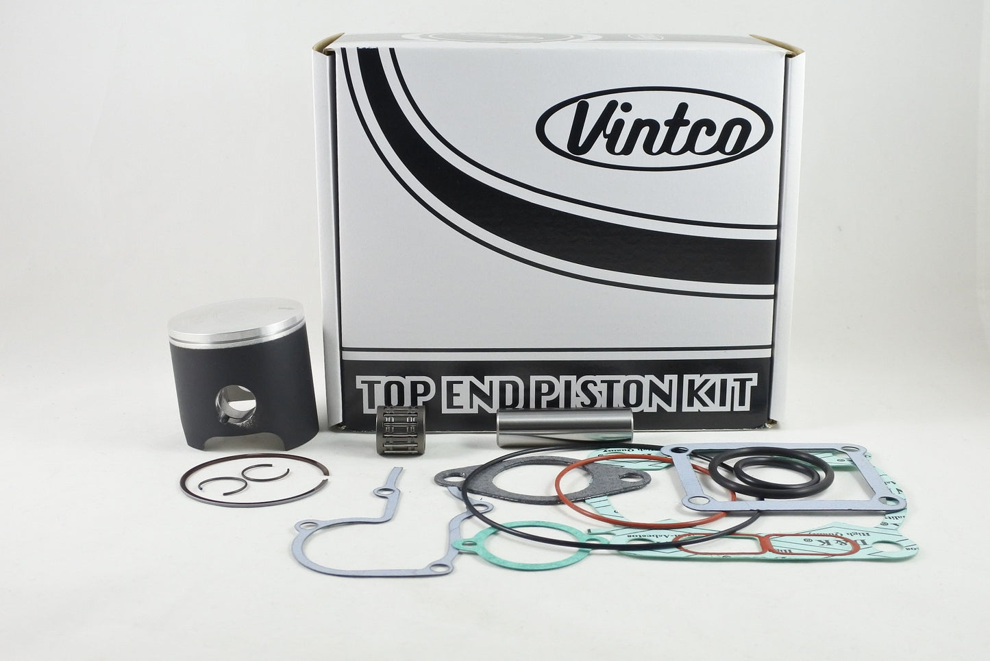 TOP END PISTON KIT 86-87 YAMAHA YZ 125 57.5mm 1.5mm OVER VINTCO KTY66-1.5