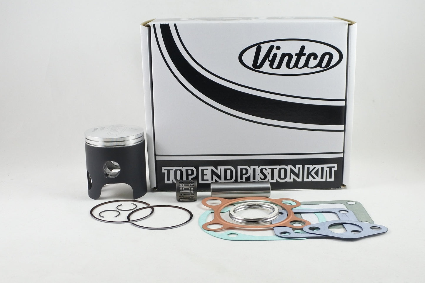 TOP END PISTON KIT 74-75 YAMAHA DT 125 57.5mm 1.5mm OVER VINTCO KTY69-1.5