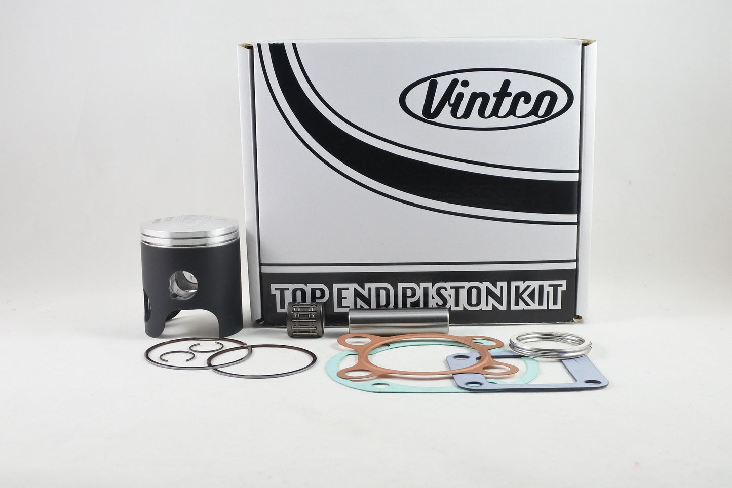 TOP END PISTON KIT 76-76 YAMAHA DT 125 56.5mm +0.5mm OVER VINTCO KTY70-0.5