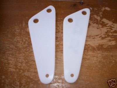 1978-1981 Maico Chain Guide Side Plates Translucent