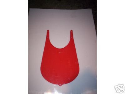 1979-1981 Maico Front Number Plate Red