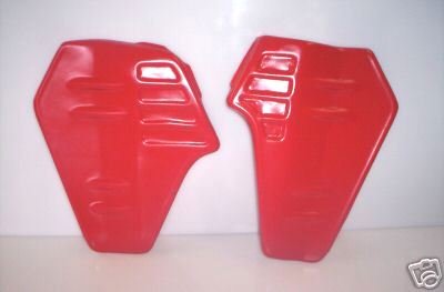 1984 Maico 250 Radiator Shrouds Red