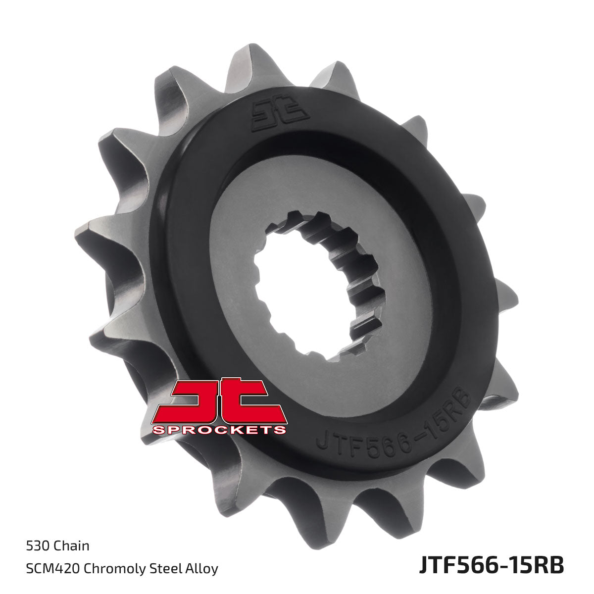 Front Sprocket (Rubber Cushioned) - JTF566 JTF566.15RB