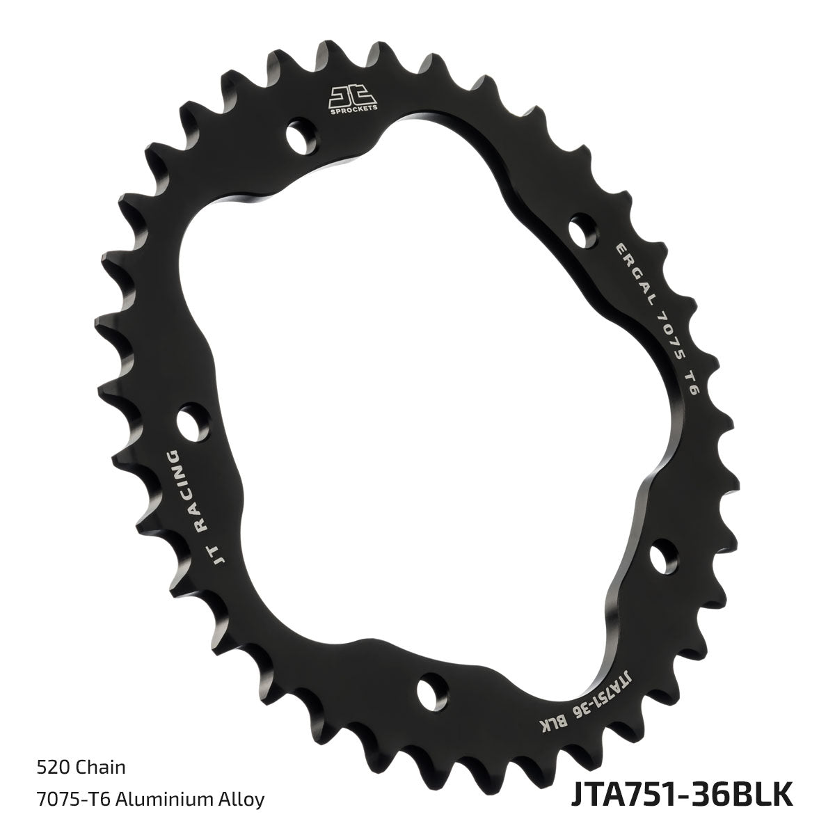 Rear Sprocket - JTA751 JTA751.38BLK