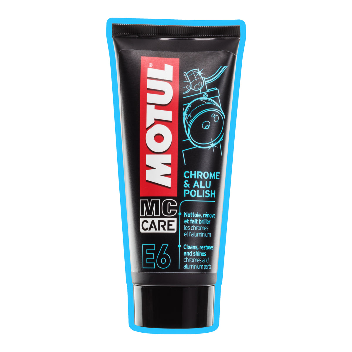 E6 Chrome & Aluminium Polish 100mL