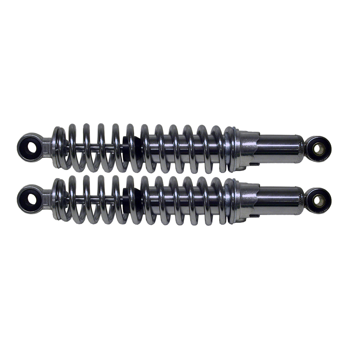 Shock Absorbers 320mm Pin + Pin Chrome Spring C27-6233