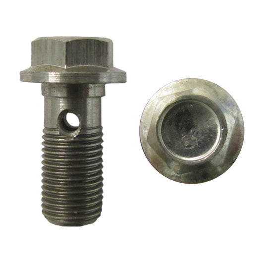 Banjo Bolt 10mmx1.00mm Single Nickel (5 Pack)