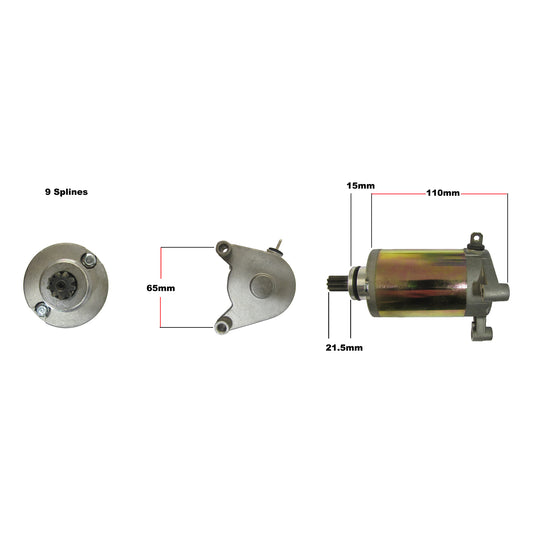 Starter Motor GN125 MT159-OT019