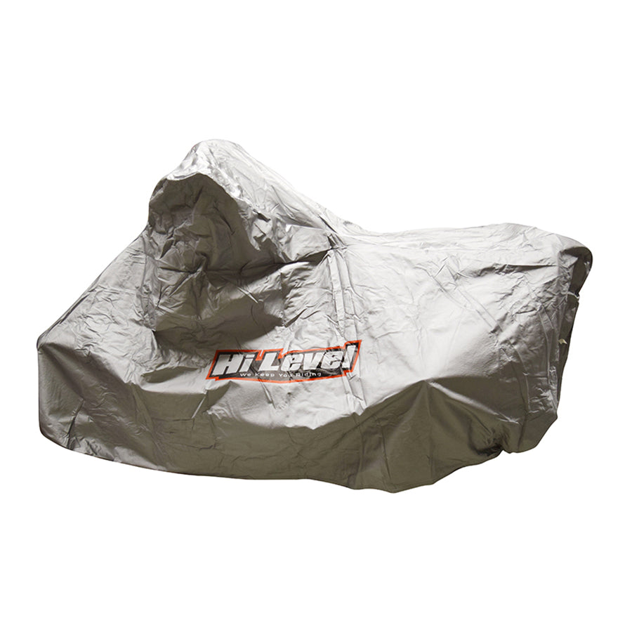 Motorcycle Cover Grey PVC PP Medium MC-1504026 M
