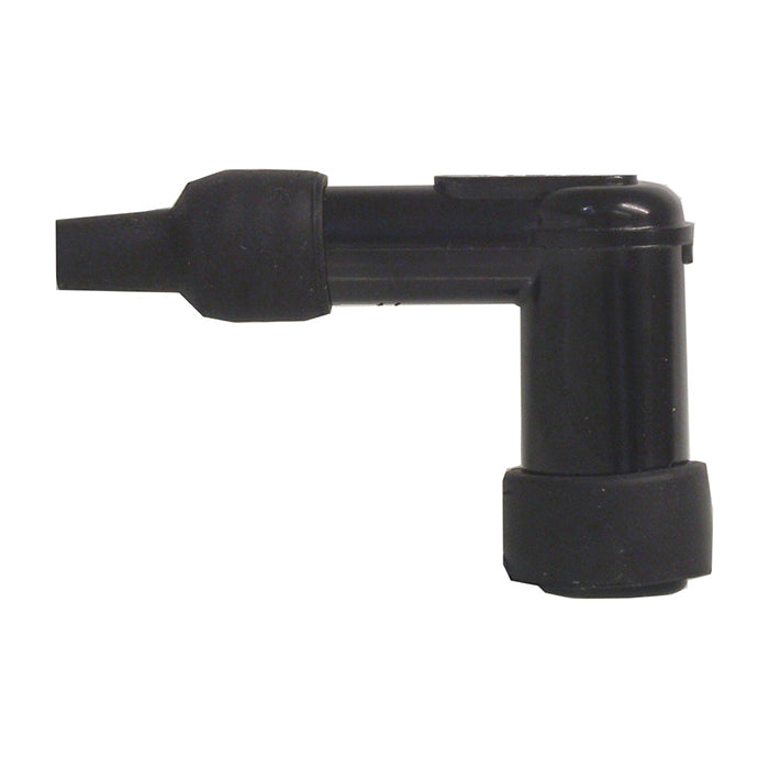 Black Right Angle Plug Cap 10/12mm (10 Pack) MT132-OT002