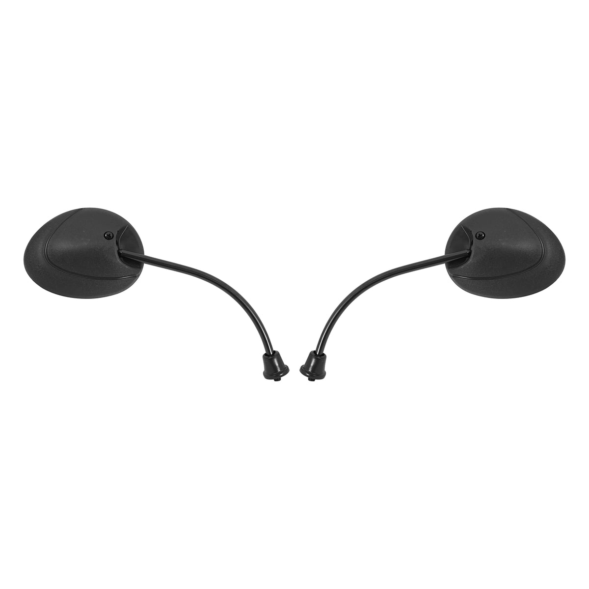 Mirrors 8mm Black Round L & R Piaggio Zip QY-182