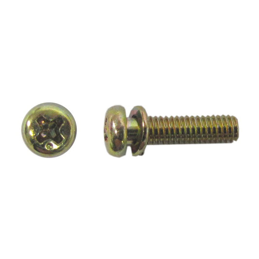 Screws Pan Head with washer 4mm x 15mm (20 Pack) T03-6602