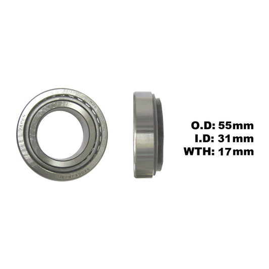 Steering Taper Bearing 31 x 55 x 17 31 X 55 X 17