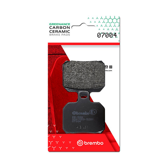 Brembo CC Carbon-Ceramic Brake Pads for Piaggio Vespa / Peugeot / Yamaha & More – 07004