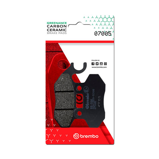 Brembo CC Carbon-Ceramic Brake Pads for Sym / Pgo / Peugeot & More – 07005