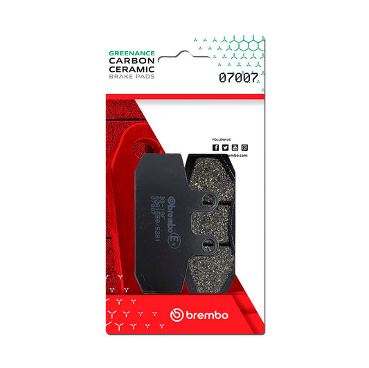 Brake Pads Scooter Carbon Ceramic (F) - 07007CC 07007 (0303)