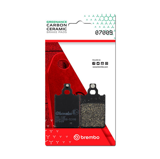 Brembo CC Carbon-Ceramic Brake Pads for Aprilia / Beta / Malaguti & More – 07009