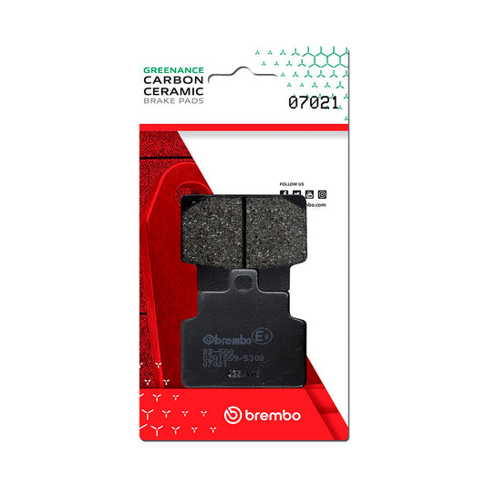 Brembo CC Carbon-Ceramic Brake Pads for Aprilia 125 LEONARDO / 150 LEONARDO & More – 07021