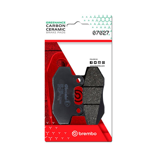 Brembo CC Carbon-Ceramic Brake Pads for Honda / Hyosung / Kymco & More – 07027