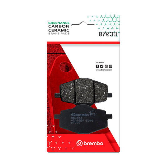 Brake Pads Scooter Carbon (L / R / R) - 07039CC 07039 (0303)