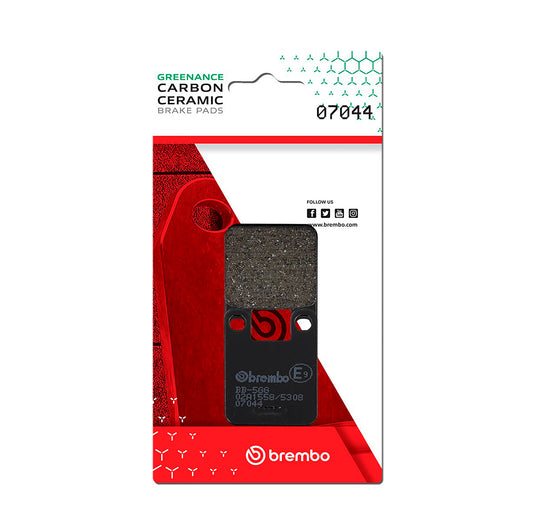 Brembo CC Carbon-Ceramic Brake Pads for Peugeot / Derbi / Rieju & More – 07044