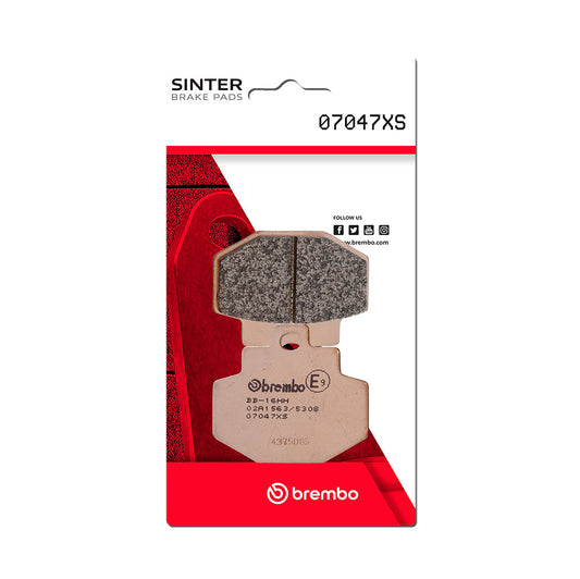 Brembo XS Sintered Brake Pads for Piaggio Vespa / Gilera / Benelli & More – 07047XS