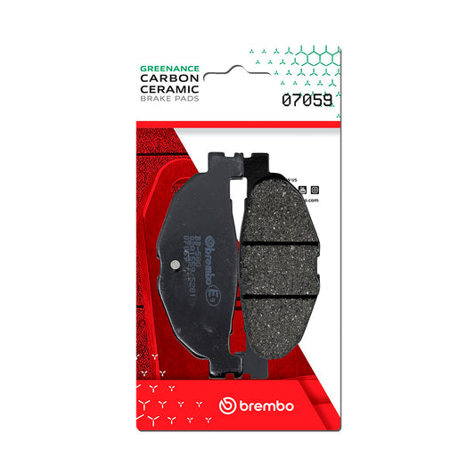 Brembo CC Carbon-Ceramic Brake Pads for Yamaha XP 500 TMAX / YP 400 MAJESTY & More – 07059