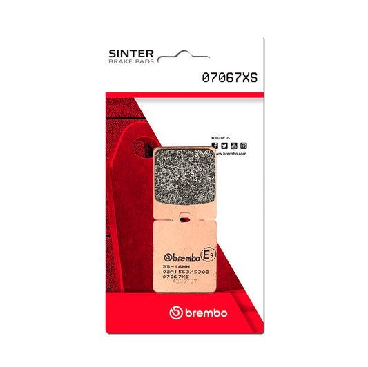 Brembo XS Sintered Brake Pads for Piaggio Vespa / Gilera / Sym & More – 07067XS