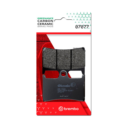 Brake Pads Scooter Carbon Ceramic (F) - 07077CC 07077 (0303)